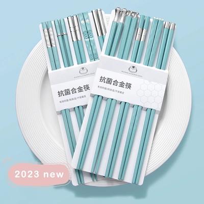 5/10 párů Vysoce kvalitní japonské protiskluzové hůlky Korejské Domácí Hotelová Restaurace Přenosné Zdravé Jídlo Hůlky Na Sushi