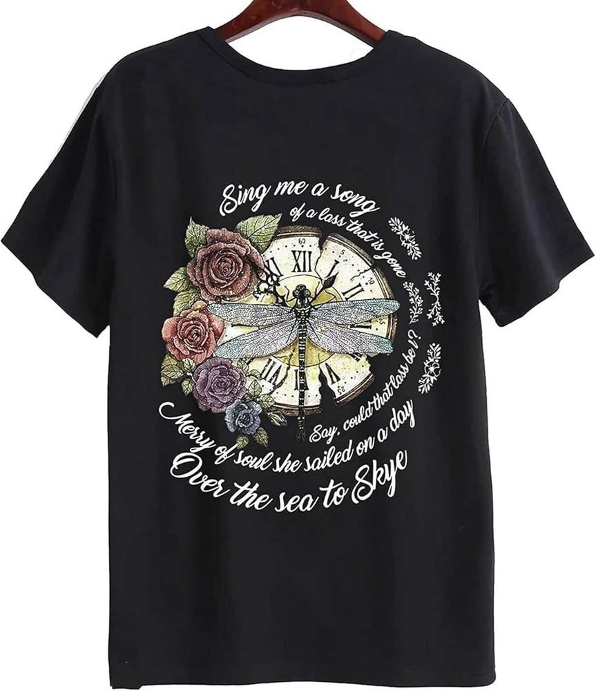 Paris Scenic Graphic T-shirt Casual Vacation Holiday Eiffel Tower Unisex Tee Unisex T-Shirt M