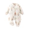 Gesteppter warmer Baumwoll-Neugeborenen-Strampler - Verdickter Winter-Baby-Body