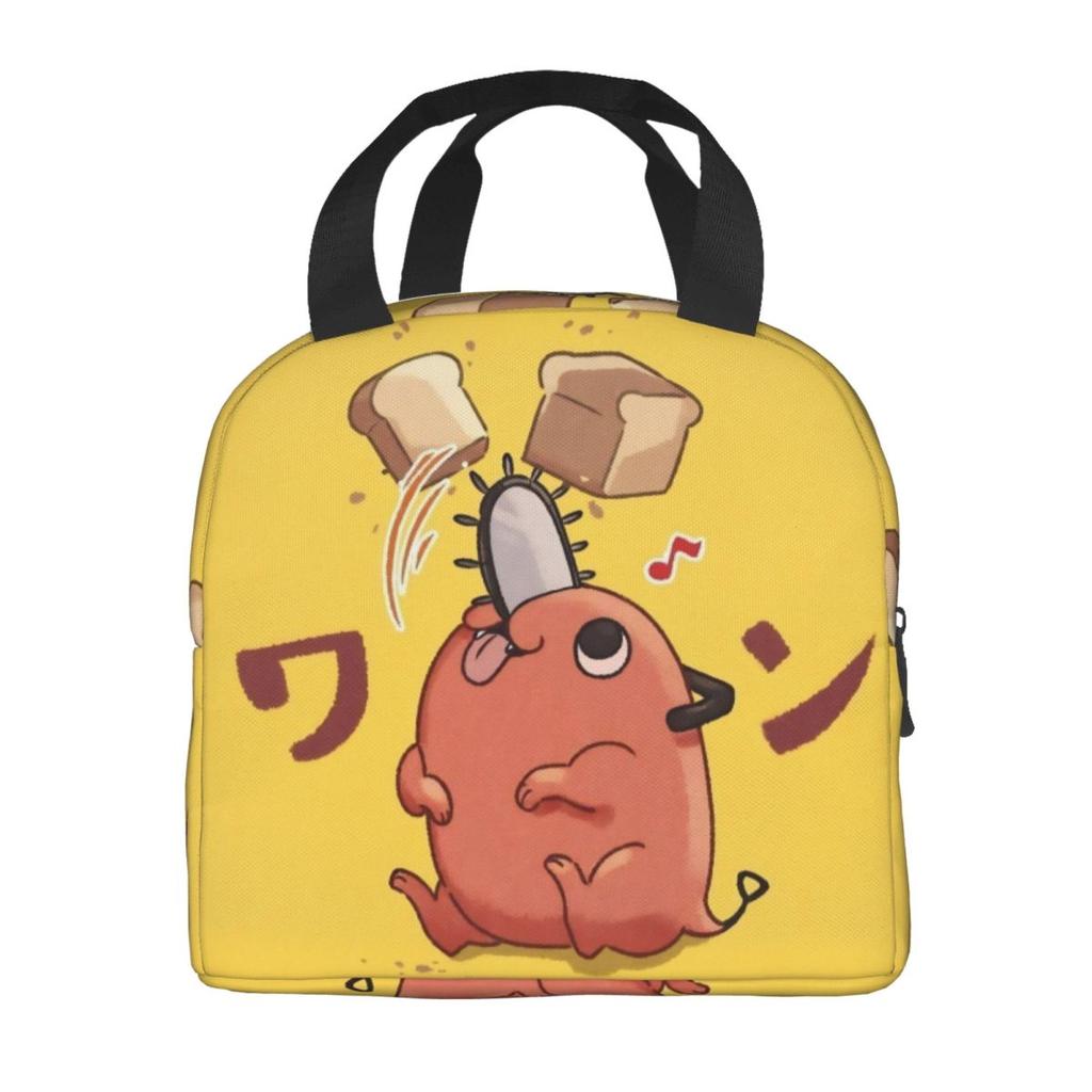 Kawaii Pochitas Thermal Insulated Lunch Bags for Work Portable Food Bag Cooler Thermal Lunch Box