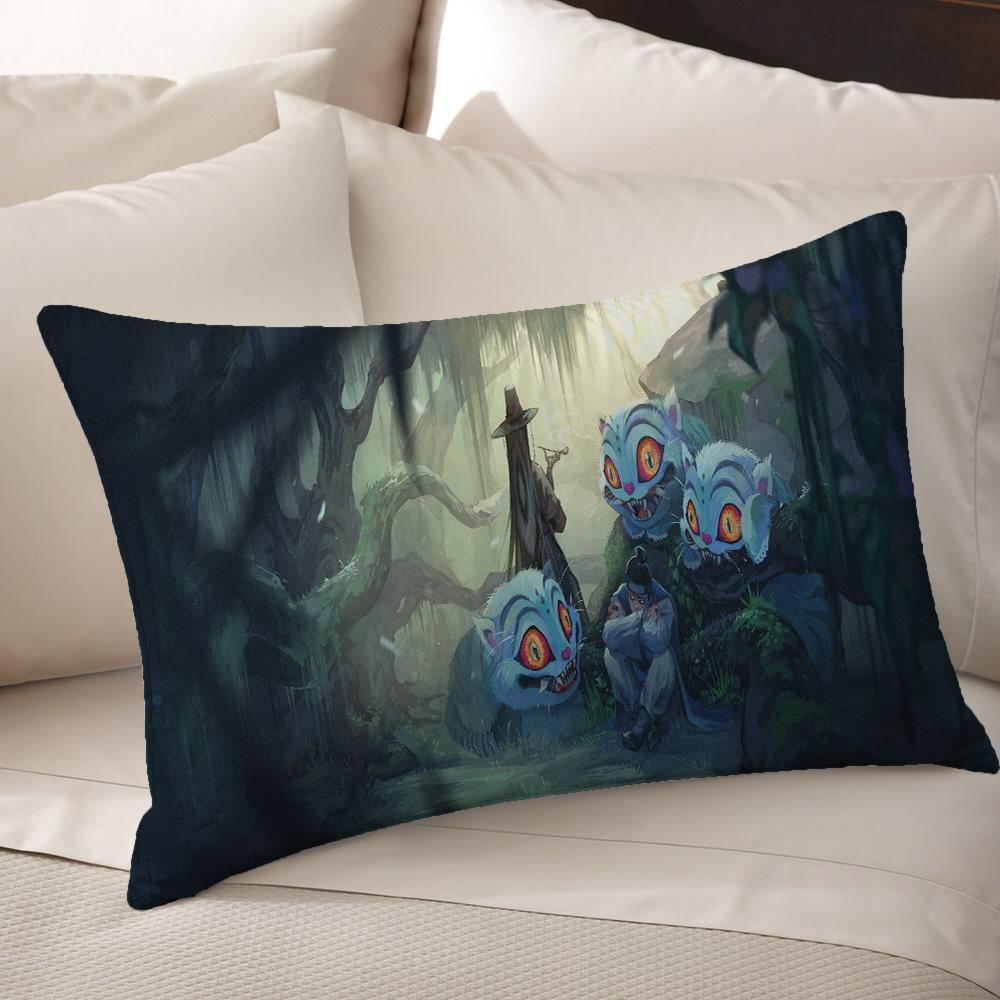 KPop Demon Hunters  Anime World on the pillow: Colorful Characters and Fantasy Scenes Pillowcase fashion Home Decoration