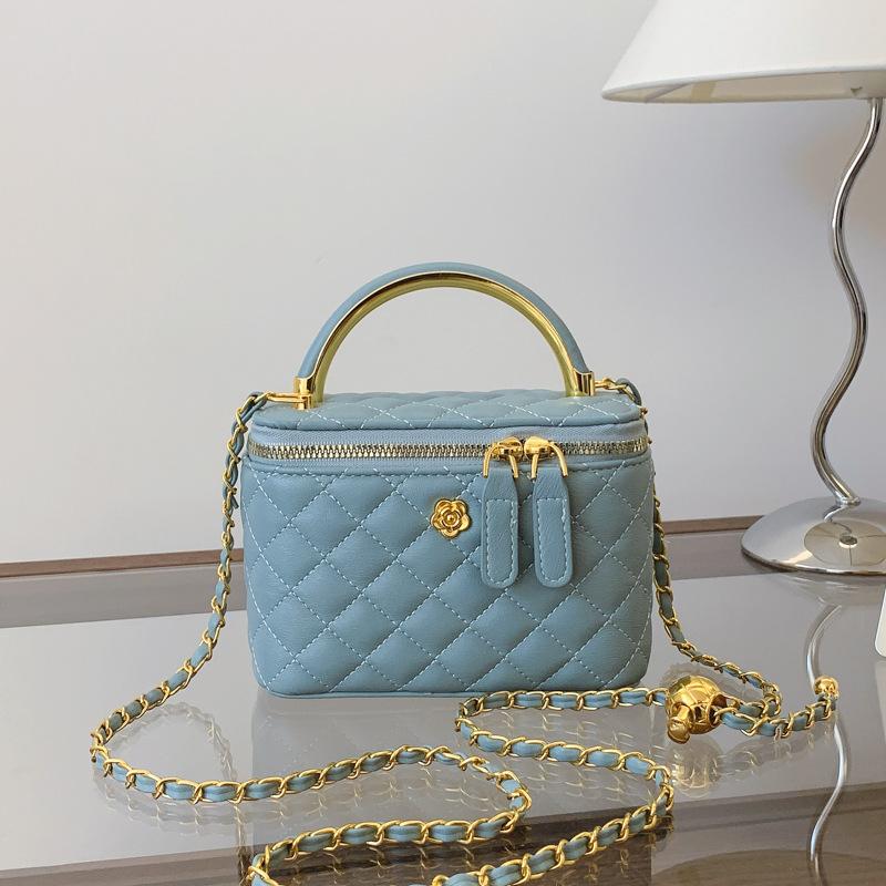Hand Carry Fashion Box Bag, New High-end Diamond Shoulder Bag, Trendy Versatile Messenger Women's Bag