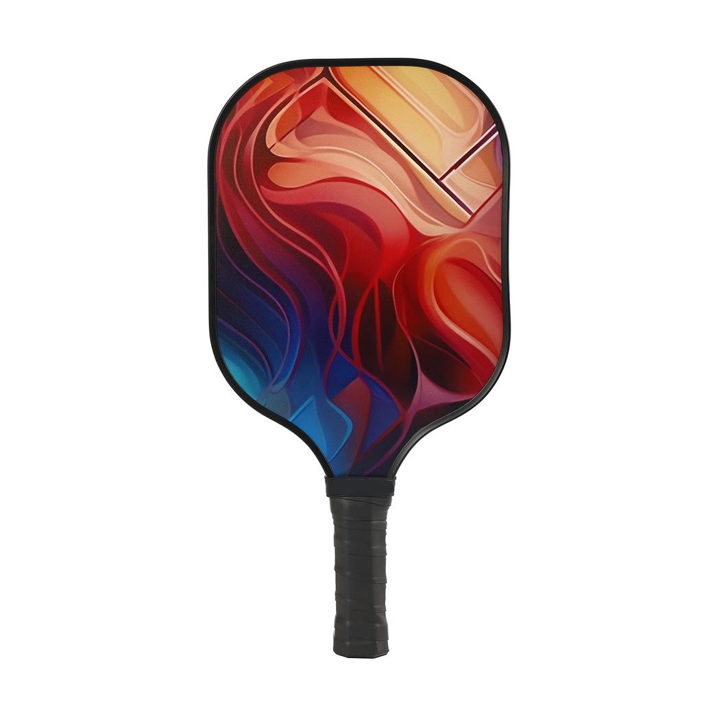 Peak Racket, racchetta in fibra di vetro con stampa UV a colori, nuovo design, attività aziendali di gruppo, tempo libero all'aperto, volani, racchette da spiaggia