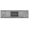 TV Cabinet with LED Lighting Concrete Grey 180 x 34 x 50 cm