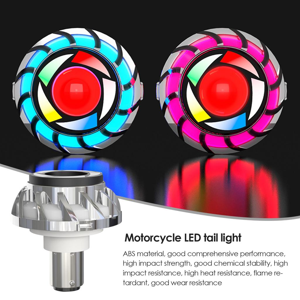 Universal 12V Motorcycle Lights Strobe Flash Light LED Motorbike Brake Rear Lamp Tail Light Decorative