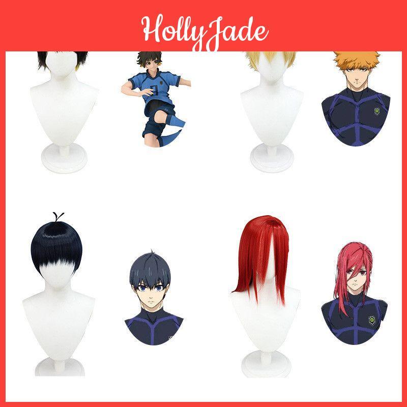 Blue Lock Cosplay Wig Heat Resistant Anime Football Character Hairpiece