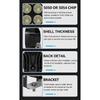 3Inch 40W Pod Lights LED Offroad Driving Fog Lights Work Auxiliary Bumper Lights Fit for Car Truck ATV UTV Boat Motorcycle