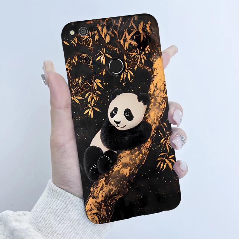 For Huawei P8 Lite 2017 GR3 2017 Case Honor 8 Lite Soft TPU Silicone Cover Cute Cartoon Panda Phone Case PRA-LX1 LX3 Coque Funda