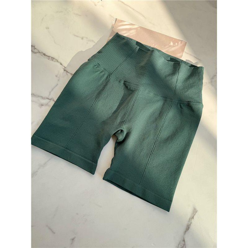 Yoga Seamless Minimalist Style Fitness Women Breathable Shorts