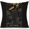 Tarot Card God Sun Face Pillowcase Moon Pillowcase Decoration Living Room bedroom sofa Bed Home Decor Car Cushion decoration