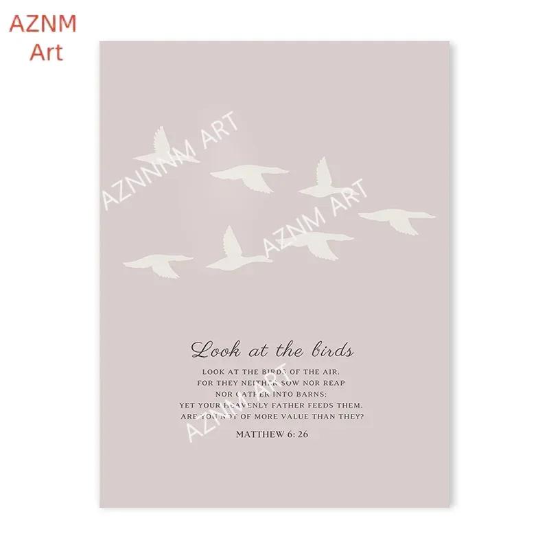 Pink Boho Bow Field Garden Canvas Painting Christian Bible Scripture Art Poster Gallery Wall Girls Bedroom Furniture Wall Art