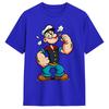 Tricou Popeyed the Sailorman Plajă Tricouri din Bumbac Pentru Bărbat Tricou cu Logo Personalizat Mânecă Scurtă Tricouri Vintage