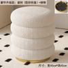 Nordic Light Luxury Makeup Stools Home Dressing Stool Modern Living Rooms Simple Manicure Stools Round Ottomans Vanity Chairs