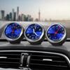 Car Ornament Automotive Clock Auto Watch Thermometer Hygrometer Home Automobiles Interior Decoration Clock In Car Accessories