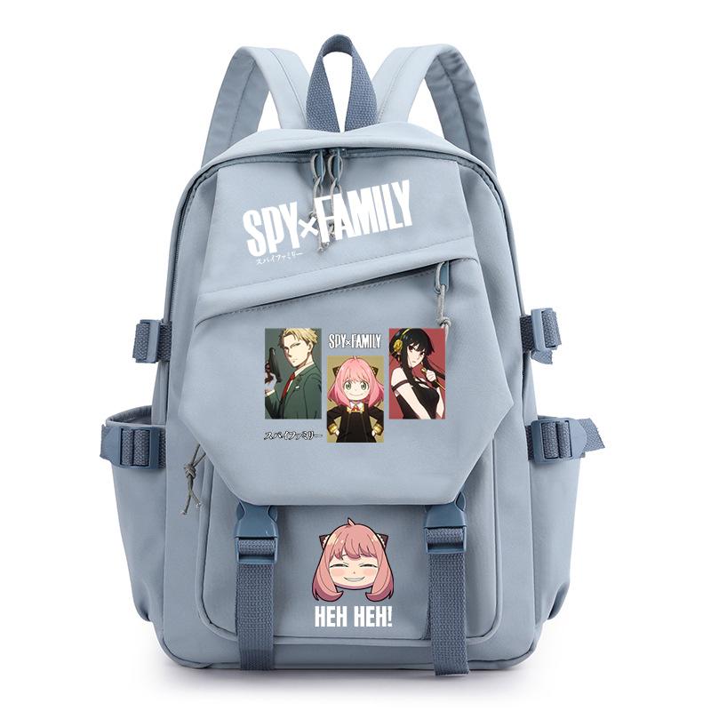 Spy X Family Anya Forger Plecak Młodzieżowy Codzienny Plecak Damski Modny Anime Torby Szkolne Uczniowie Dziewczyny Chłopcy Płócienny Tornister
