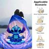 1pc Cute Stitch Printing Blanket - Soft, All-Season Throw for Living Room, Bedroom,Personalized Gift with Adorable Cartoon Design