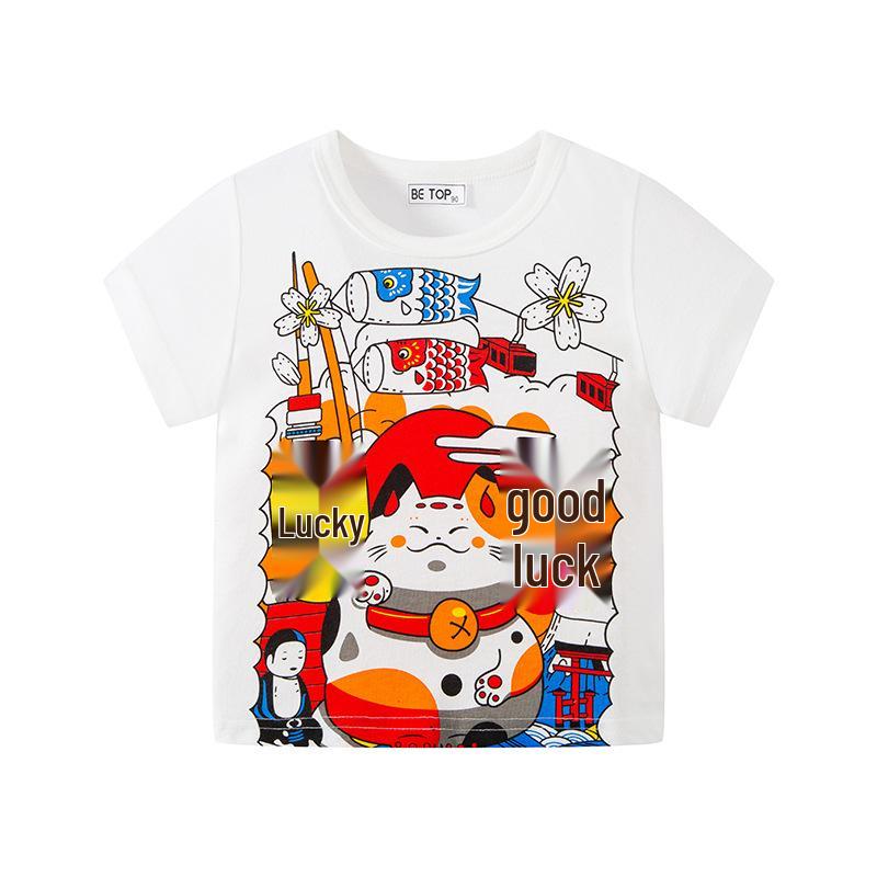 Children's Festive Koi & Lion Dance T-Shirt