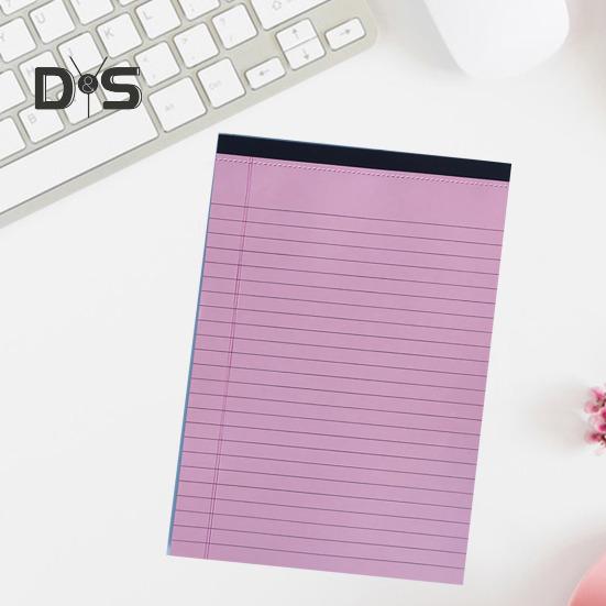 4Pcs Color Notepad 50 Sheets Printing Lined Paper Pads Duplex Printing Notebook Note-taking Paper Set Office Stationery Supplies