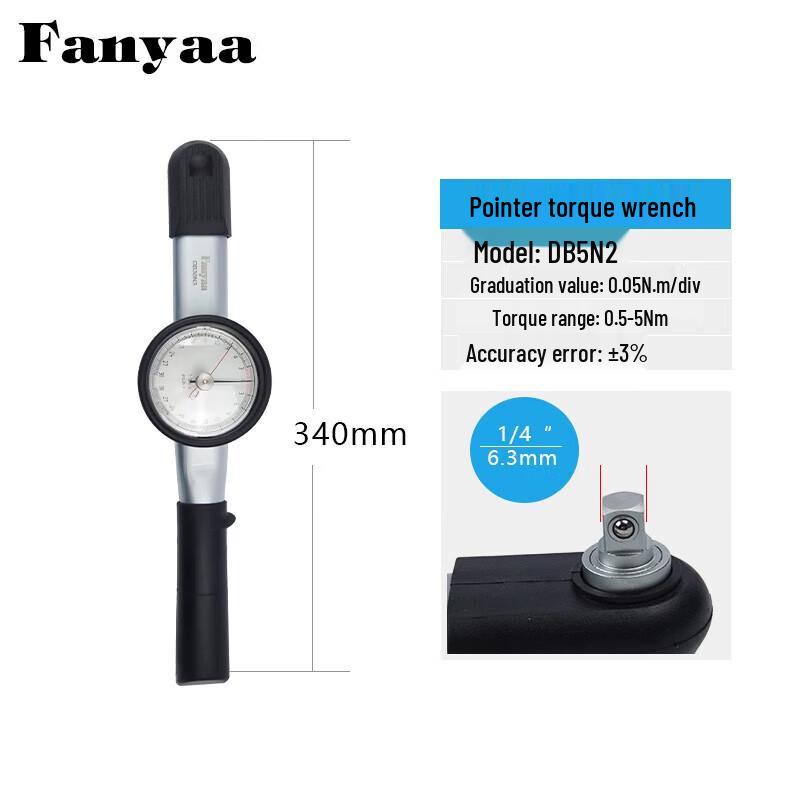 Fanyaa Pointer Type Dial Torque Wrench