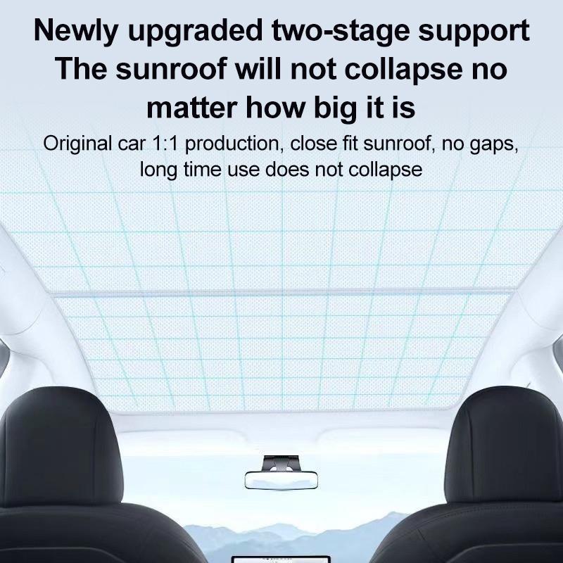 For BYD Seal EV 2022 2023 2024 2025 Ice Crystal Sunroof Sunshades Roof Split Sun Shades Glass Anti UV Sun Protection Accessories