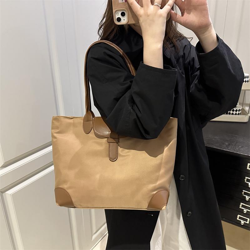 New large-capacity women's bag fashion casual nylon handbag mommy shopping bag commuter bag shoulder tote bag