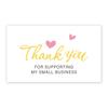 30Pcs/Pack Thank You Card Party Gift Shopping Purchase Thanks Greeting Cards Appreciation Card For Sellers