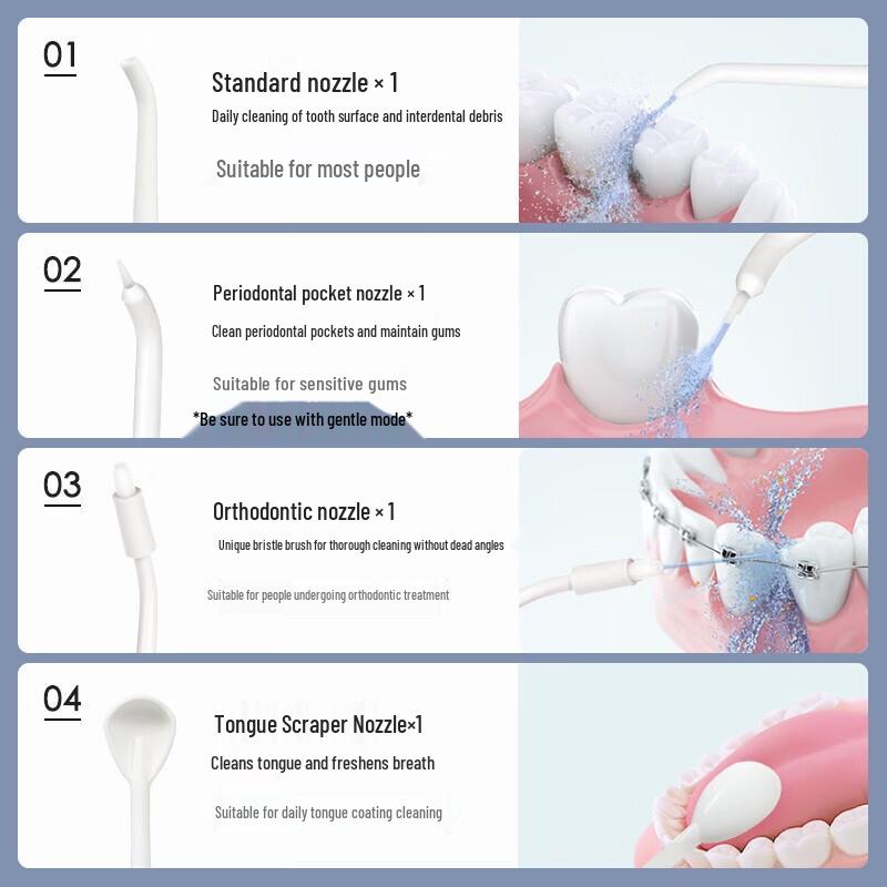 BAIR M3Plus Portable Water Flosser CN plug (adapter included)