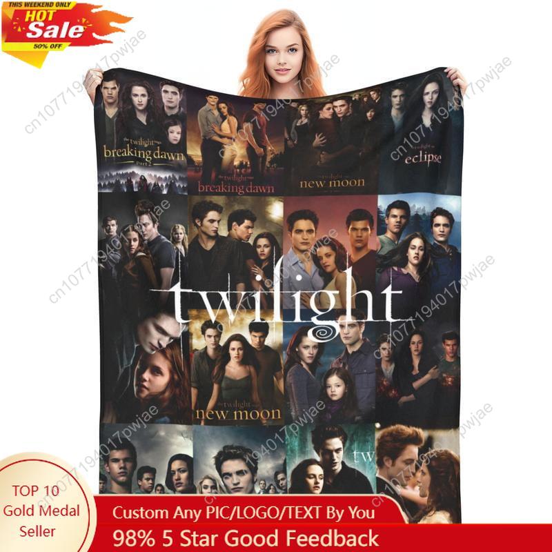 Creative Homewares Unisex Twilight Saga Blanket Ultra-Soft Comfortable Blankets Flannel Fits Couch Sofa Office Suitable For All Season Custom Blankets