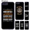 Krajews Barber Stripes Scissors For iPhone 17 Air 16 Phone Case Cover 15 14 Plus 12 13 Pro Max Coque