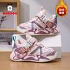 Babudou Girls' Cotton Shoes, New Winter Style, Fleece-lined for Warmth, Soft-soled, Children's Sports Shoes, Outdoor Shoes