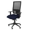 Fauteuil de bureau ergonomique avec mécanisme syncro et hauteur réglable. Dossier haut en maille respirante avec appui-tête et