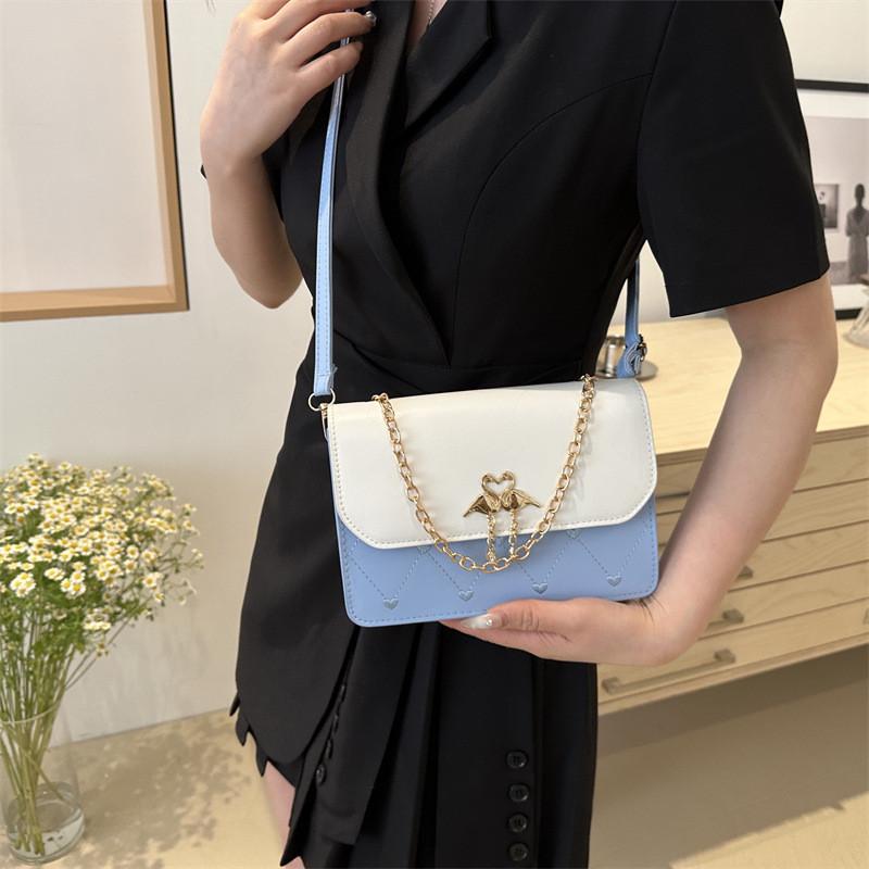 Chic Minimalist Pu Small Square Bag For Women Fashionable Retro Casual Essentials