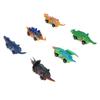6er Pack Dinosaurier Spielzeug Aufzieauto Verwandlungsrennen Mehrfarbiges Plastik Dino Spielzeug
