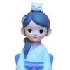 Japanese Kimono Geisha Doll Resin Statue Asian Kabuki Figurine Miniature Sculpture for Bedroom