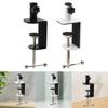 Table Mount Clamp Protective Sturdy with Adjustable Screw Shockproof Anti Scratch Practical Arm Stand Holder for Monitor Cameras