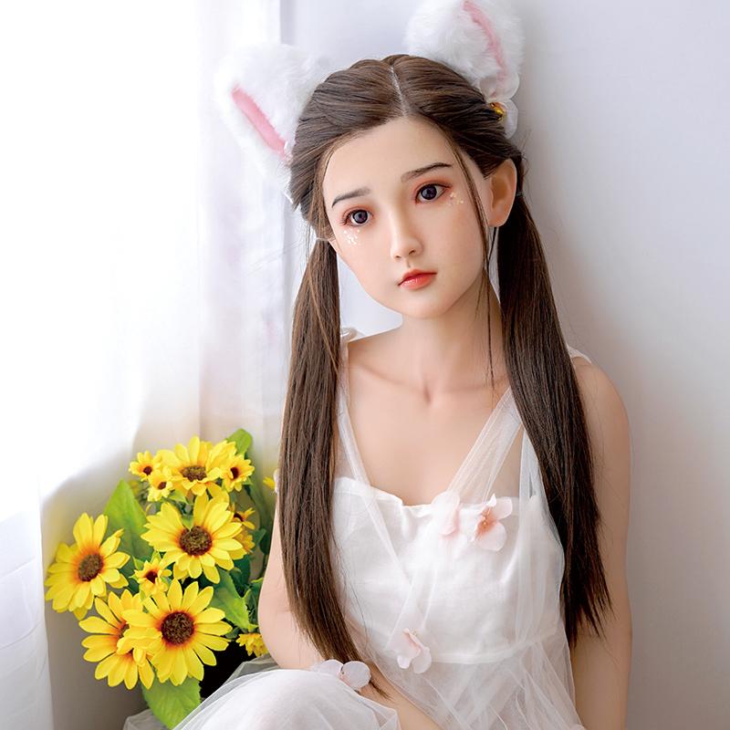 100cm Men's Sex Doll Loli Sweet Girlfriend With Skeleton Japanese Style Big Breast Masturbation Cup Erotic Sex Toy