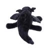 Apricot Lamb Black Lying Dragon Plush Toy, Soft and Cute, Fluffy Black Lying Dragon, 38cm, Suitable for Boys and Girls