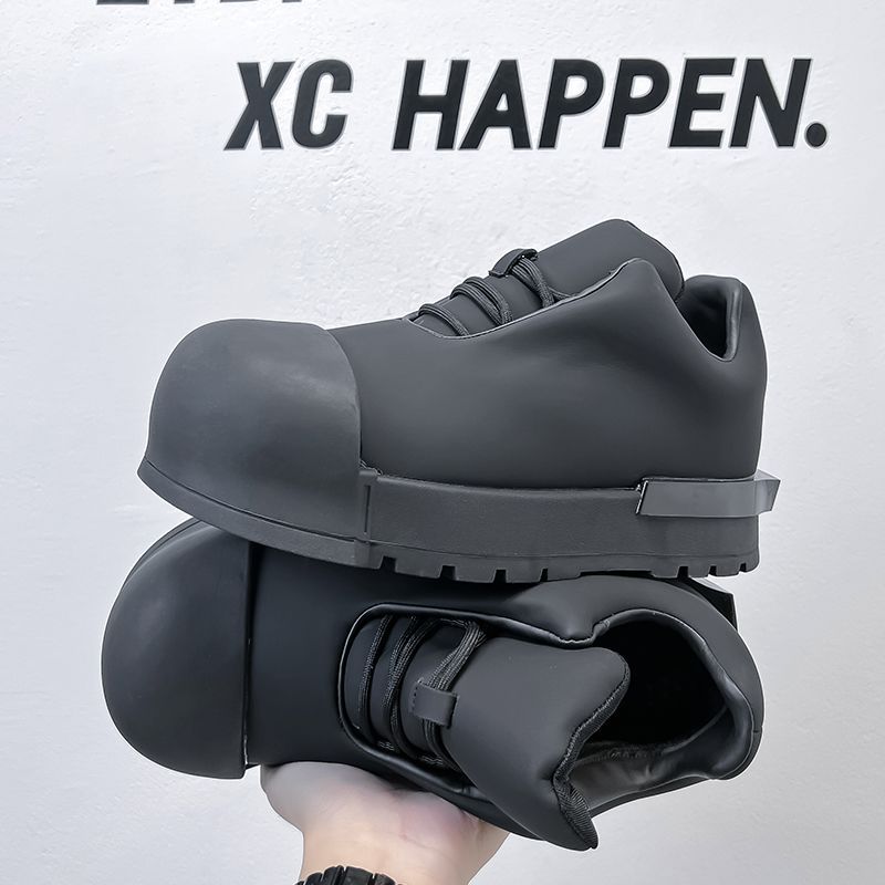 Darth Vader Couple High Street Bread Shoes Heightened Big Head Casual Tide Platform Versatile Men'S And Women'S Board Shoes Ugly Cute