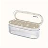 Multifunctional Tableware Storage Box - Clamshell Dust and Moisture Proof, Storage Case with Drain Tray, Kitchen Tableware Storage Rack