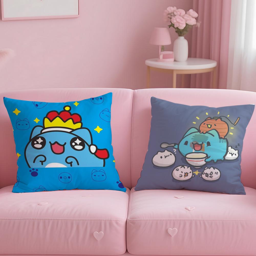Beliebte Cartoon-Bugcat Capoo Kissenbezug Weich & Leicht zu Waschen – Vielseitig für Sofa, Bett, Reisen und Büro
