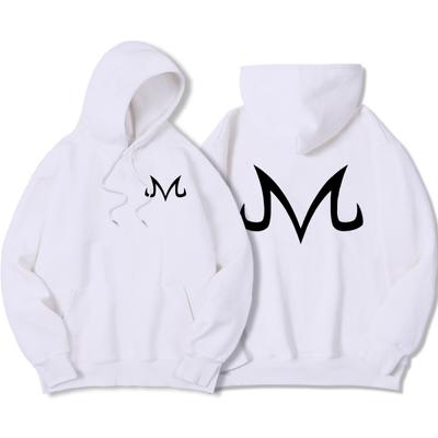 Japan Anime Letter M Logo Tištěné Hoody Pánské Neformální Streetpulovr Neformální mikina Velké velikosti Fleece Kapsa Teplé Oblečení Pánské