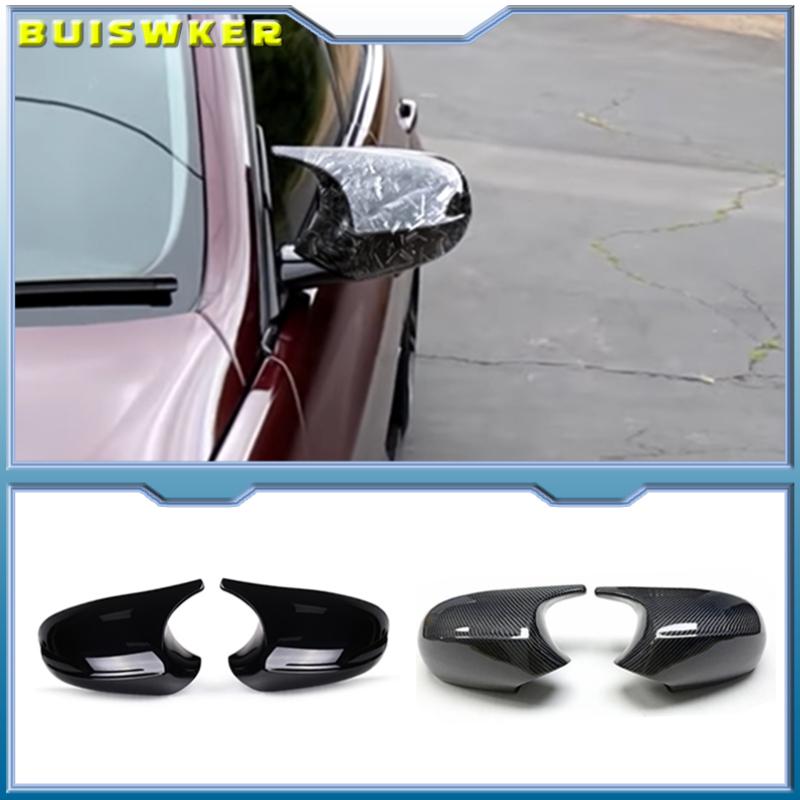 

E90 E91 Черный стильный чехол M3 E81 E82 E87 E88 для BMW 1 3 серии E92 E93 из углеродного волокна M Look Кепка заднего зеркала автомобиля