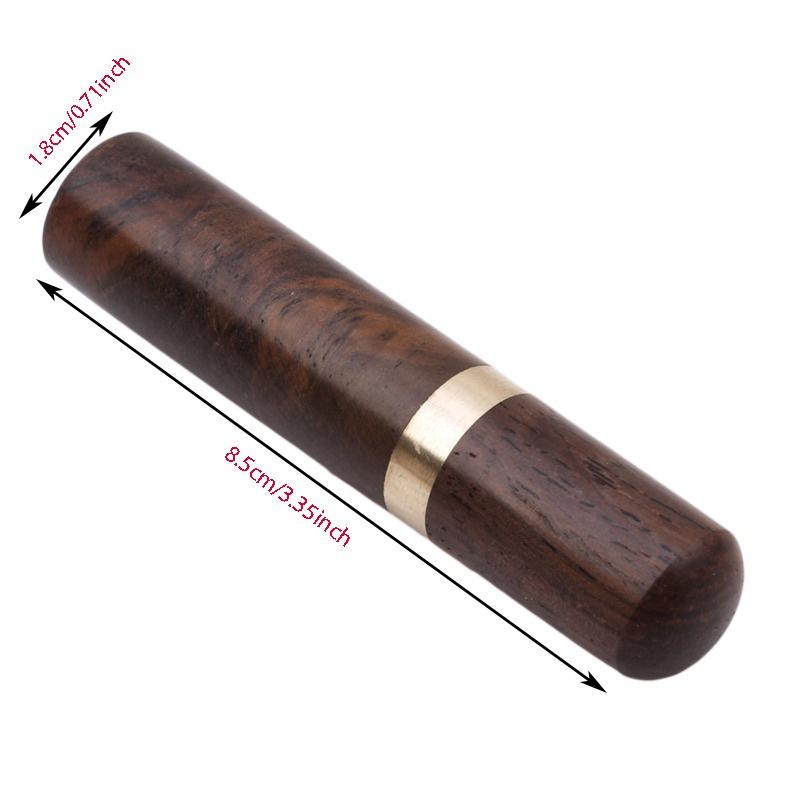 1Pc Wooden Elderly Needle Storage Box Toothpick Holder Multifunctional Wooden Solid Color Minimalist MINI Storage Bucket