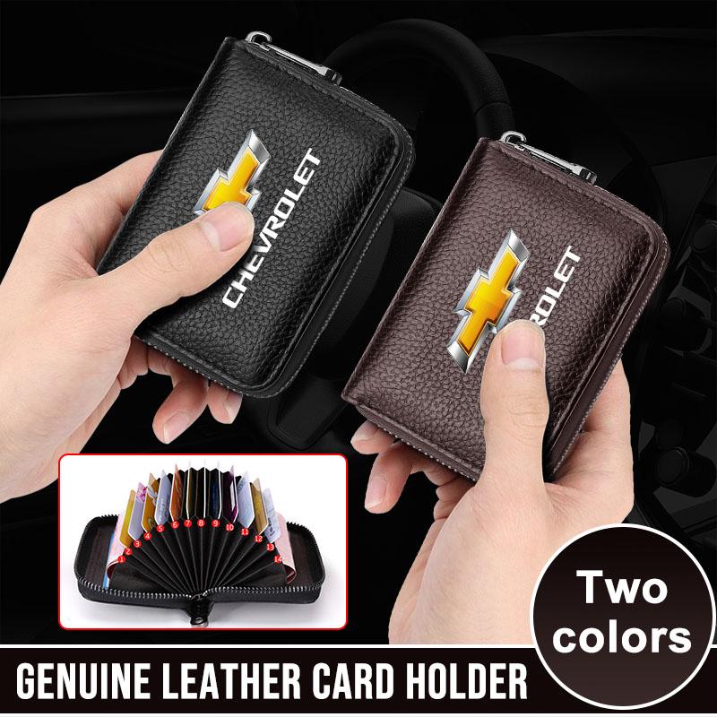 Driver License Holder Card Bag Driving ID Passport Card Wallet For Chevrolet Sail Onix Corsa Aveo Captiva Sonic Spark S10 Tracker Trax Colorado Malibu