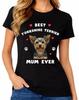 Best Yorkshire Terrier Mum Ever Ladies T-Shirt Cute Yorkie Dog Mother Tee