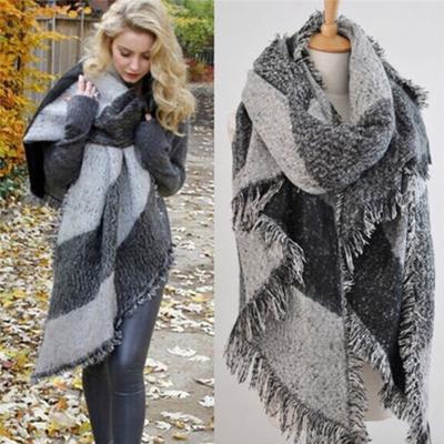 Square print Scarf Winter Long Shawl Headscarf Scarves Stole Wrape Cape Ladies