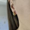 Silver Earrings Without Stones (2186441)