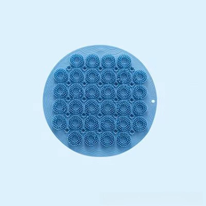 "Lazy Scrub: Non-Slip Waterproof Bath & Back Scrubbing Mat"