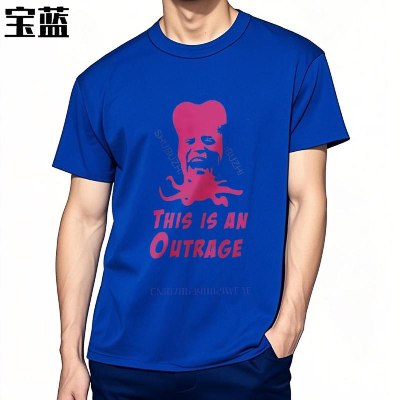 Male Shubuhzi Tshirt Loose Tops It's An Outrage Mighty Boosh Inspired T-Shirt  Cotton TONY HARRISON Unisex Casual tee-shirt