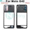 Neuer Mittelrahmen für Motorola Moto G31 G41 G42 Mittelrahmen Blende Mittelplatte Mit Kameralinse Ersatzteile